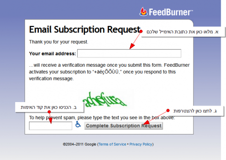 Email Subscription
